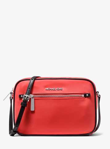 mk polly large nylon crossbody