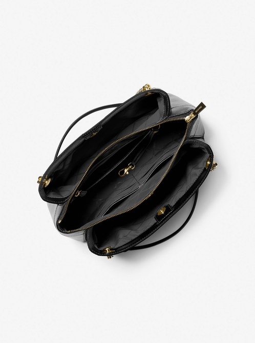 Susan Medium Quilted Leather Shoulder Bag BLACK MICHAEL KORS — Фото, Картинка BAG❤BAG Купить оригинал Украина, Киев, Житомир, Львов, Одесса ❤bag-bag.com.ua
