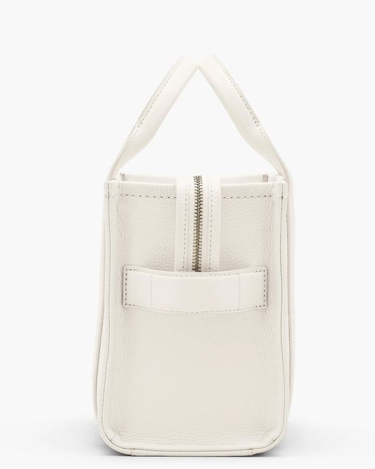 MARC JACOBS The Leather Small Tote Bag COTTON / SILVER H009L01SP21 &mdash; фото 5 из 7