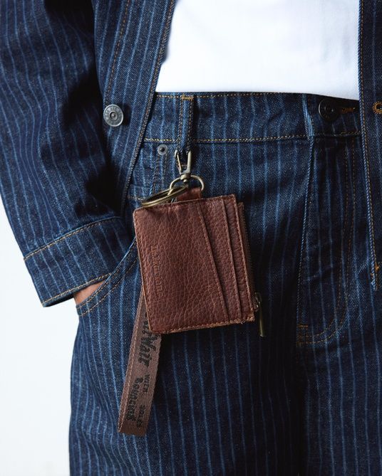 Dr. Martens CARD HOLDER Ambassador Leather Keyring Cashew Ambassador 41709200 &mdash; фото 2 з 6