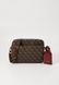 GUESS Milano Double Crossbody Crossbody Bag Brown / Ochre / Burgundy HMMILOP5222 &mdash; фото 2 из 6