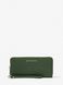 Leather Continental Wristlet Amazon green MICHAEL KORS — 1/2 Фото, Картинка BAG❤BAG Купить оригинал Украина, Киев, Житомир, Львов, Одесса ❤bag-bag.com.ua