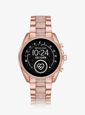 michael kors bradshaw smartwatch rose gold