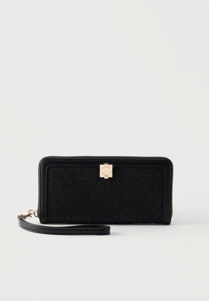 GUESS Audrey Logo Zip Around Wallet BLACK SWJG9755146-BLO &mdash; фото 1 из 4