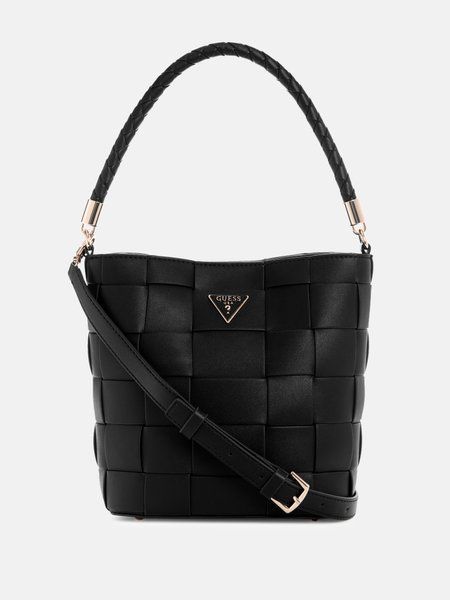 GUESS Maylee Woven Bucket Bag BLACK 14759182 &mdash; фото 1 из 5