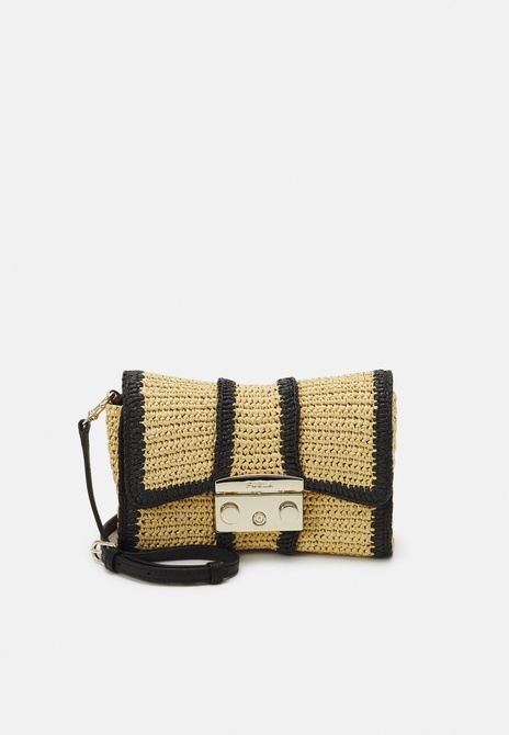 METROPOLIS MINI CROSSBODY REMIX - Crossbody Bag Naturale / Nero FURLA — Фото, Картинка BAG❤BAG Купить оригинал Украина, Киев, Житомир, Львов, Одесса ❤bag-bag.com.ua