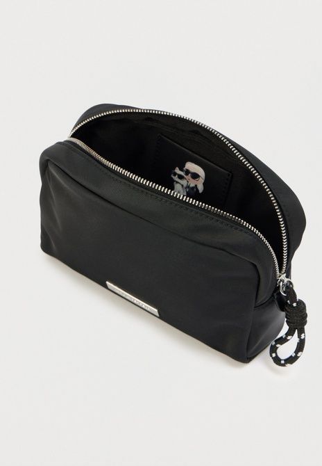 KARL LAGERFELD Ikon Outline Vanity Case Wash Bag Black BLACK B2W32033-999 &mdash; фото 3 из 4