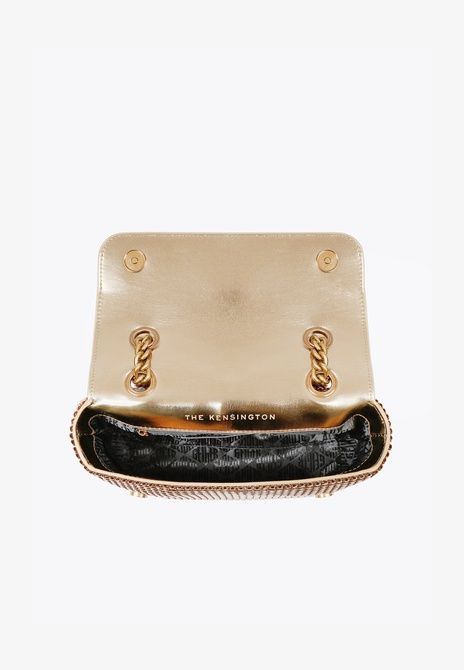 Kurt Geiger London Kensington Chainmail Cross Body Bag Gold GOLD BG125433KGL &mdash; фото 3 з 6