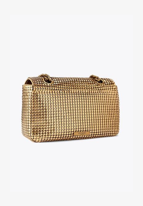 Kurt Geiger London Kensington Chainmail Cross Body Bag Gold GOLD BG125433KGL &mdash; фото 2 з 6