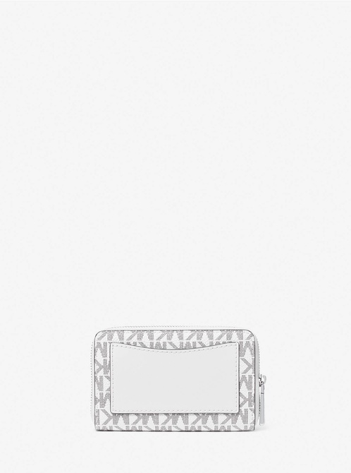 Small Logo Wallet OPTIC WHITE / BLK MICHAEL KORS — Фото, Картинка BAG❤BAG Купить оригинал Украина, Киев, Житомир, Львов, Одесса ❤bag-bag.com.ua