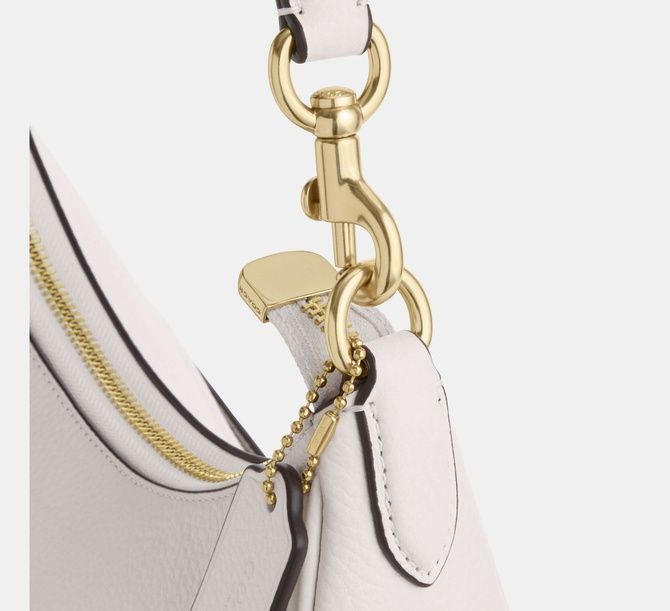 COACH Teri Hobo Bag Gold / Chalk CV935 &mdash; фото 9 з 9