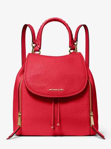 viv large leather backpack michael kors