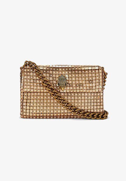 Kurt Geiger London Small Party Flower Shoulder Clutch Gold-Coloured Gold-coloured BG135063KGL &mdash; фото 1 из 6