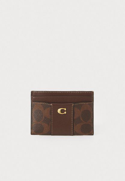 COACH Essential Card Case In Signature Canvas Wallet Maple Maple CBY80-B4MPL &mdash; фото 1 з 4