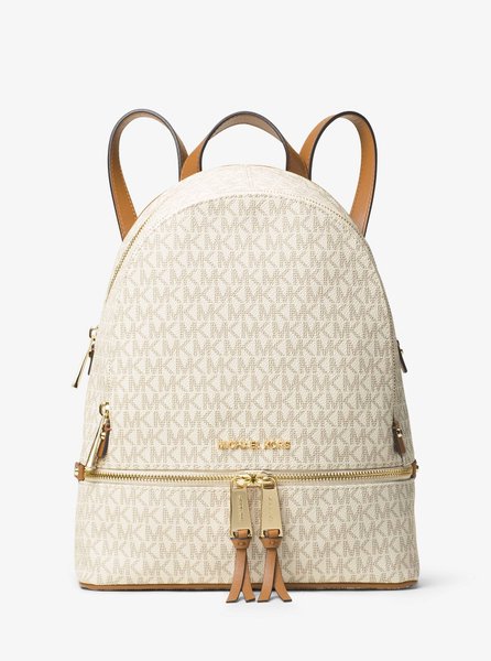 Rhea Medium Logo Backpack VANILLA MICHAEL KORS — Фото, Картинка BAG❤BAG Купить оригинал Украина, Киев, Житомир, Львов, Одесса ❤bag-bag.com.ua