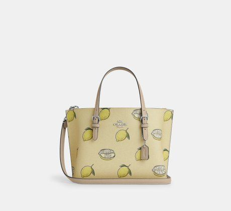 COACH Mollie Tote Bag 25 With Lemon Print Sv / Garden Glade Multi CAL78 &mdash; фото 1 з 9