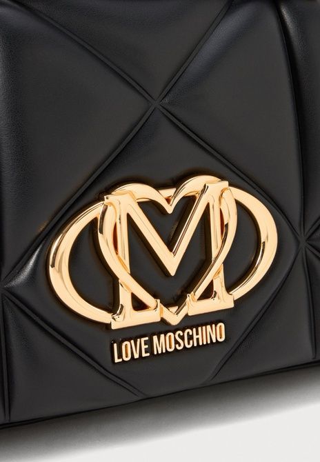 MOSCHINO Embossed Handbag Black BLACK JC4041PP1N252JPLC0-000 &mdash; фото 5 из 5