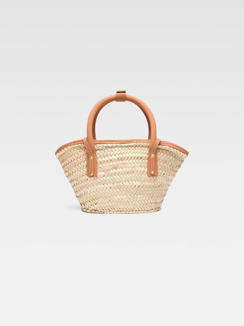 Le petit panier Soli — Mini beach basket bag LIGHT BROWN Jacquemus — Фото, Картинка BAG❤BAG Купить оригинал Украина, Киев, Житомир, Львов, Одесса ❤bag-bag.com.ua