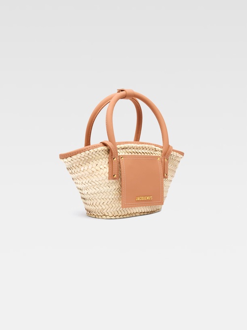 Le petit panier Soli — Mini beach basket bag LIGHT BROWN Jacquemus — Фото, Картинка BAG❤BAG Придбати оригінал Україна, Київ, Житомир, Львів, Одеса ❤bag-bag.com.ua