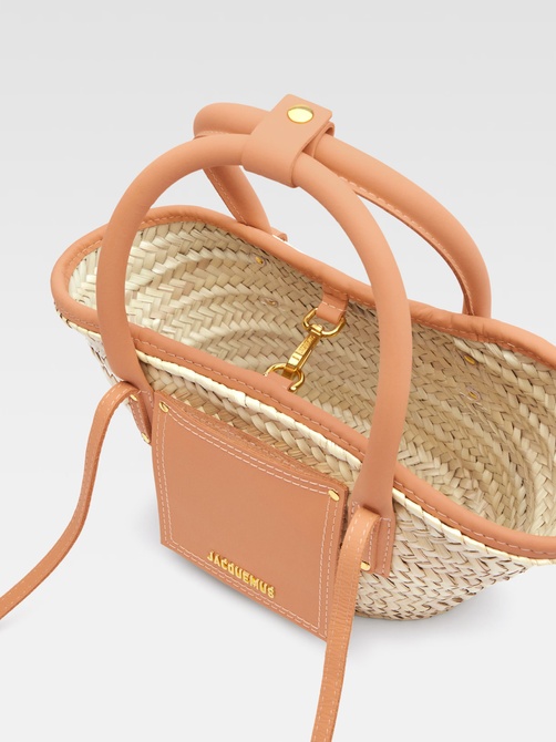 Le petit panier Soli — Mini beach basket bag LIGHT BROWN Jacquemus — Фото, Картинка BAG❤BAG Купить оригинал Украина, Киев, Житомир, Львов, Одесса ❤bag-bag.com.ua