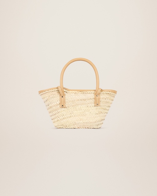 Le petit panier Soli — Mini beach basket bag LIGHT BROWN Jacquemus — Фото, Картинка BAG❤BAG Придбати оригінал Україна, Київ, Житомир, Львів, Одеса ❤bag-bag.com.ua