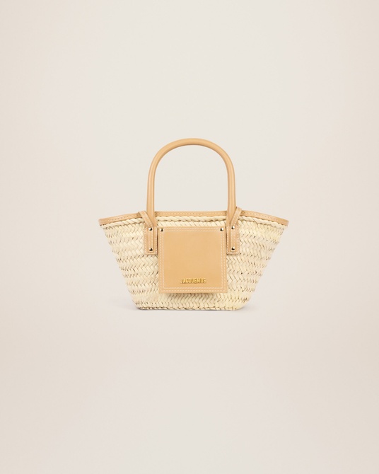 Le petit panier Soli — Mini beach basket bag LIGHT BROWN Jacquemus — Фото, Картинка BAG❤BAG Купить оригинал Украина, Киев, Житомир, Львов, Одесса ❤bag-bag.com.ua