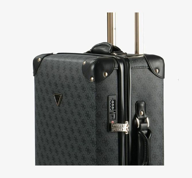 GUESS Latona 4 Rollen Kabinentrolley Wheeled Suitcase Coal Logo Coal logo BG140088GUE &mdash; фото 5 из 5