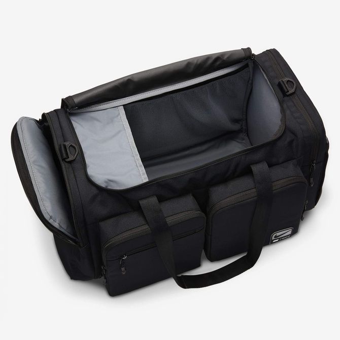 Nike Utility Power 2.0 Duffel Bag (Medium, 51L) Black / Black / White FN4208-010 &mdash; фото 6 из 12