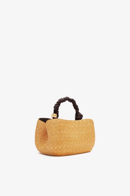 GANNI Small Bou Bag in Straw Italian Straw C2100033 &mdash; фото 2 из 5