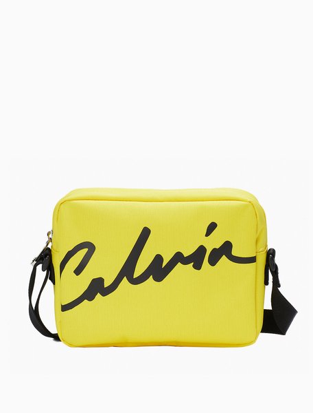 Nylon Logo Camera Bag Yellow Calvin Klein — Фото, Картинка BAG❤BAG Купить оригинал Украина, Киев, Житомир, Львов, Одесса ❤bag-bag.com.ua