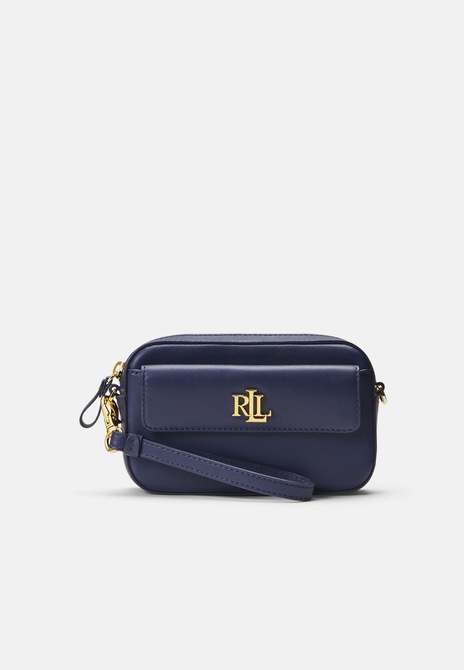 LEATHER SMALL MARCY CONVERTIBLE POUCH - Crossbody Bag Refined navy RALPH LAUREN — Фото, Картинка BAG❤BAG Купить оригинал Украина, Киев, Житомир, Львов, Одесса ❤bag-bag.com.ua