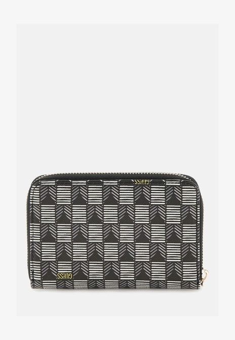 GUESS Wave Slg Medium Around Wallet Mehrfarbig / Schwarz SWJT9344140-BLO &mdash; фото 2 з 4