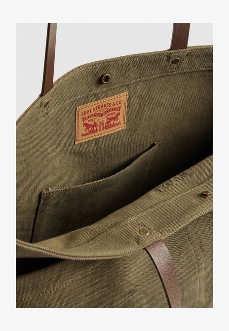 Levi's Womens Heritage Tote Bag Green GREEN D7959-0005 &mdash; фото 4 из 5
