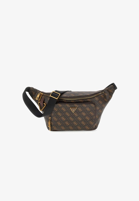 4G-LOGO - Belt Bag Braun GUESS — Фото, Картинка BAG❤BAG Придбати оригінал Україна, Київ, Житомир, Львів, Одеса ❤bag-bag.com.ua