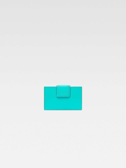 Jacquemus The Bambino cardholder &mdash; Flap coin purse TURQUOISE 233SL122-3128-340 &mdash; фото 2 з 3