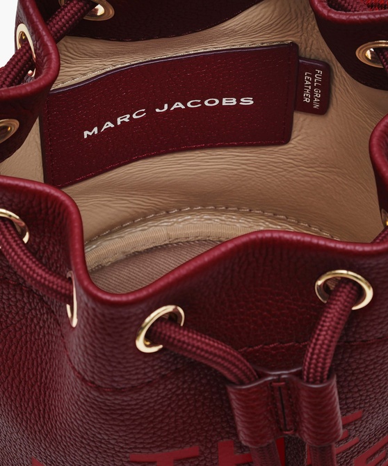 The Leather Bucket Bag CHERRY MARC JACOBS — Фото, Картинка BAG❤BAG Купить оригинал Украина, Киев, Житомир, Львов, Одесса ❤bag-bag.com.ua