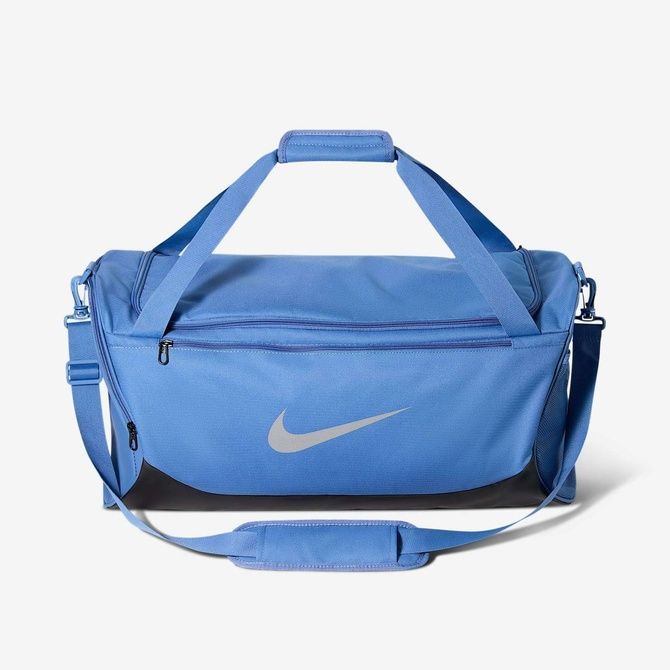Nike Brasilia Training Duffel Bag (Medium, 60L) Indigo Storm / Black / Reflect Silver IB4392-459 &mdash; фото 2 из 9