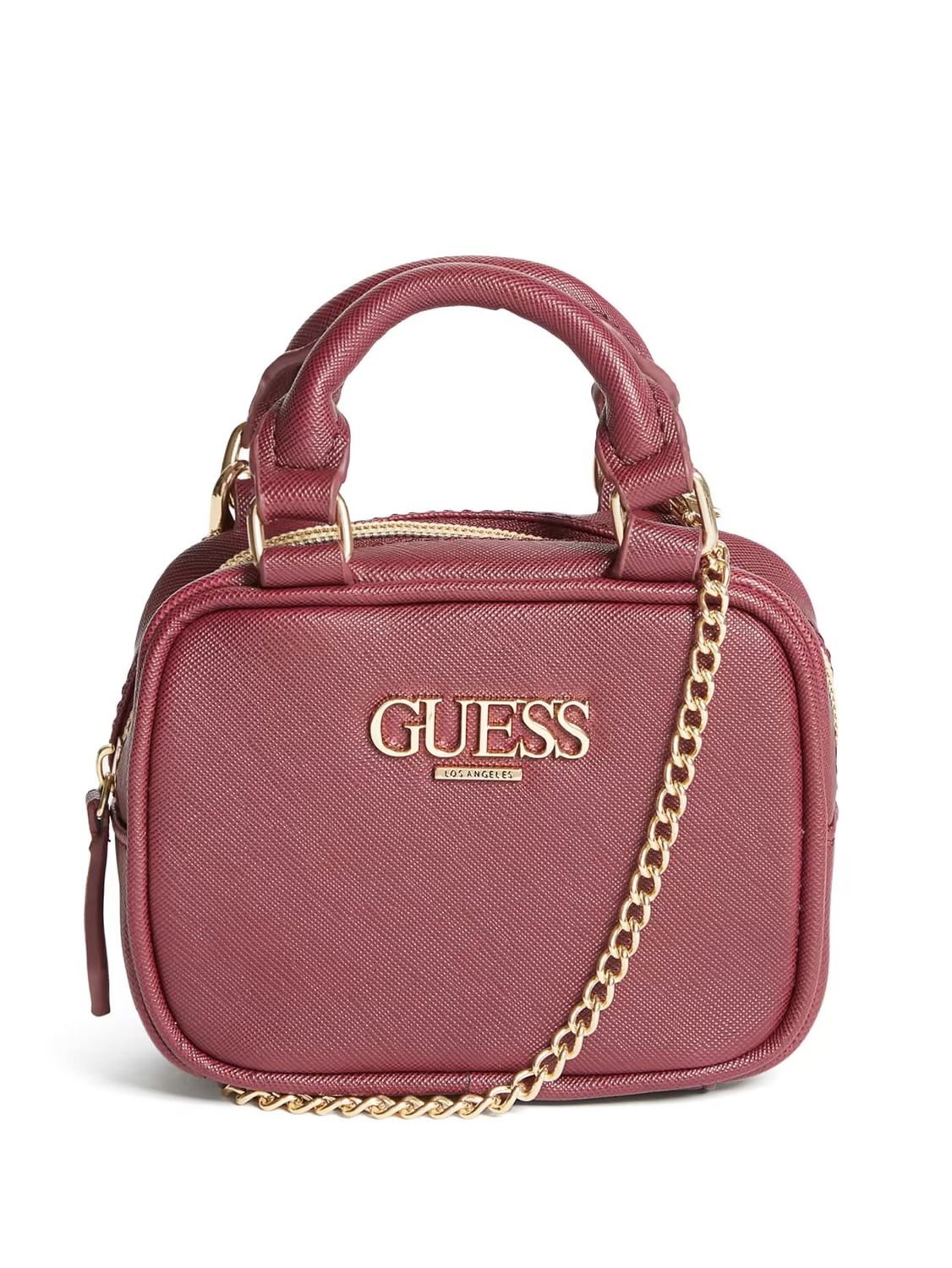 GUESS Harper Crossbody Shoulder Mini Bag Wine 1 680