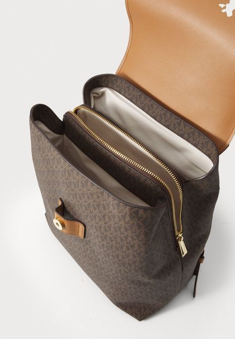 MICHAEL KORS Quinn Flap Backpack Backpack Brown / Acorn 30T5GQNB2B-252 &mdash; фото 3 з 4
