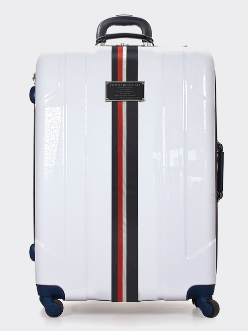 28" Spinner Suitcase WHITE TOMMY HILFIGER — Фото, Картинка BAG❤BAG Купить оригинал Украина, Киев, Житомир, Львов, Одесса ❤bag-bag.com.ua