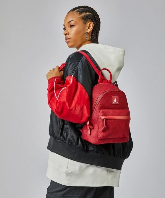 Jordan Monogram Mini Backpack (8L) Gym red 7A0761-R78 &mdash; фото 9 з 11