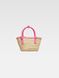 Jacquemus Le petit panier Soli &mdash; Mini beach basket bag Dark Pink 223BA044-3088-450 &mdash; фото 4 з 12