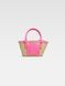Jacquemus Le petit panier Soli &mdash; Mini beach basket bag Dark Pink 223BA044-3088-450 &mdash; фото 1 з 12