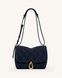 Jayla Metal Pendant Embellished Quilted Crossbody Bag