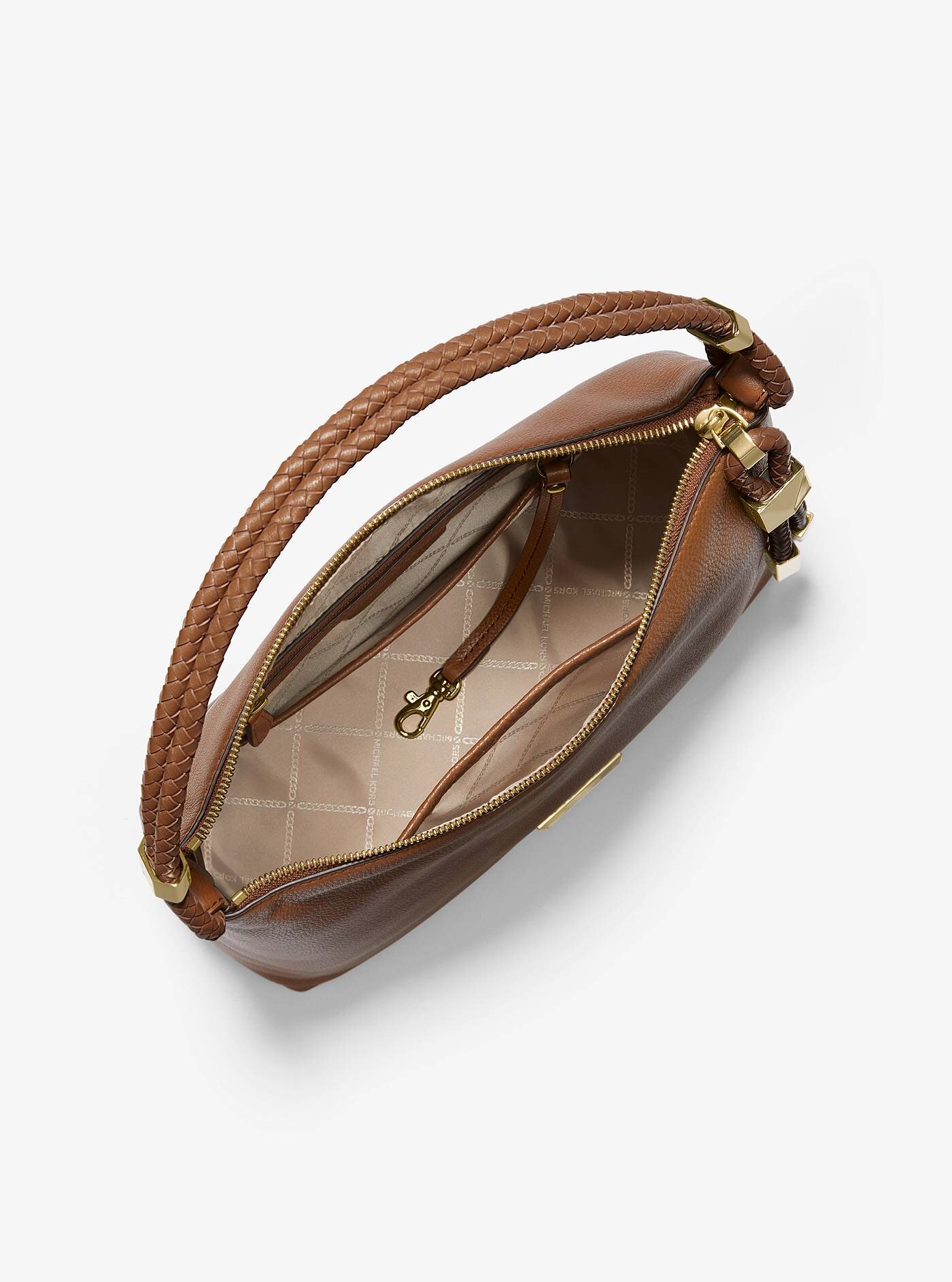 lexington medium pebbled leather shoulder bag