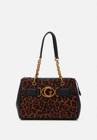 GUESS® ᐉ AVIANA LUXURY SATCHEL - Handbag 【Leopard】 Ціна 10 269