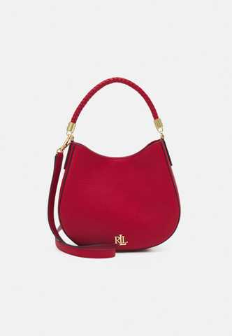 ralph lauren pebbled leather bag