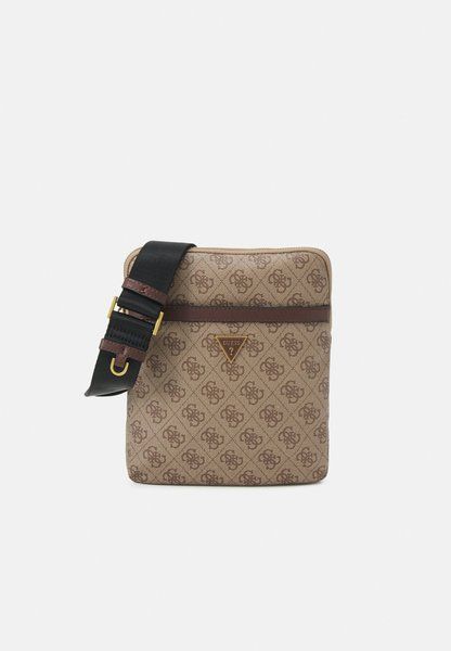 GUESS VEZZOLA SMART CROSSBODY FLAT UNISEX - Crossbody Bag Beige brown HMEVZLP2223 &mdash; фото 1 з 5