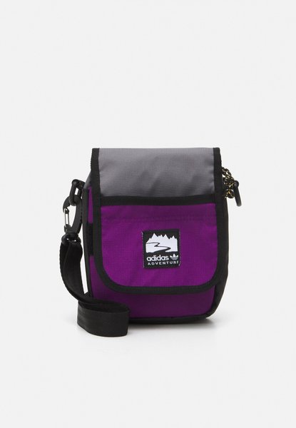 FLAP Bag UNISEX - Crossbody Bag Black / Glory purple / White Adidas — Фото, Картинка BAG❤BAG Купить оригинал Украина, Киев, Житомир, Львов, Одесса ❤bag-bag.com.ua