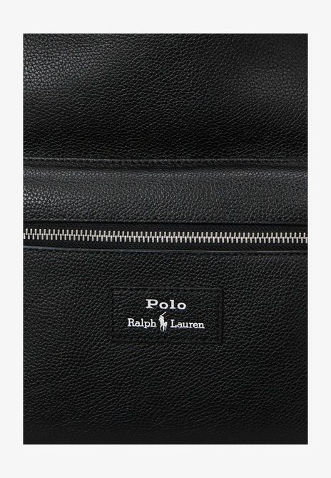 RALPH LAUREN Pebbled Leather Backpack Unisex Backpack Black BLACK 405962456-001 &mdash; фото 6 из 6